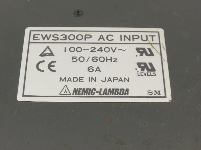 Nemic Lambda EWS300P 100-240V 50/60Hx 6A AC Input Power Supply