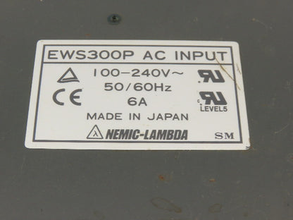 Nemic Lambda EWS300P 100-240V 50/60Hx 6A AC Input Power Supply