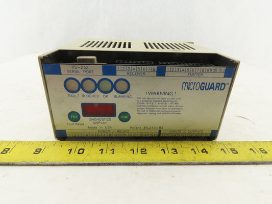 Pinnacle DR-44-0F-AD Microguard 24VDC Light Curtain Safety Control
