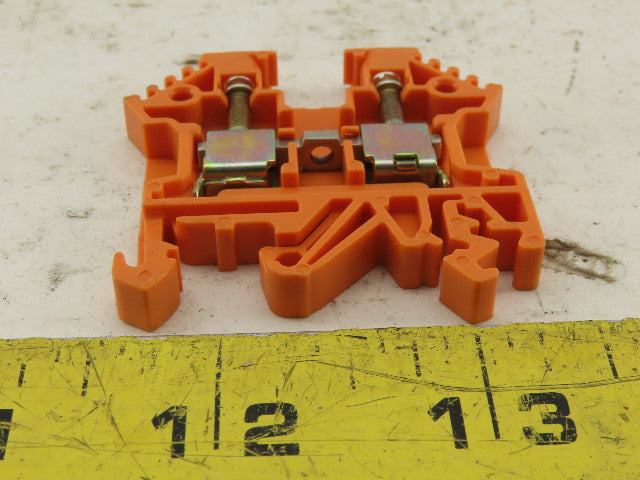 Conta-Clip RK2.5-4 600V 40A 22-10AWG Wire Terminal Block Lot Of 16