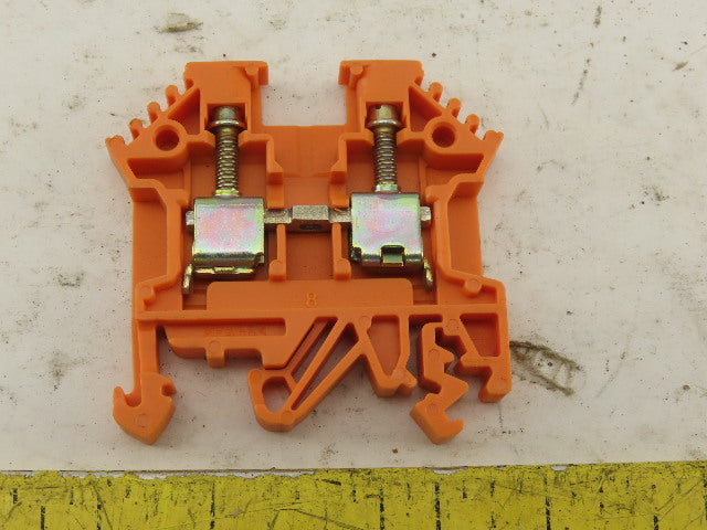 Conta-Clip RK2.5-4 600V 40A 22-10AWG Wire Terminal Block Lot Of 16