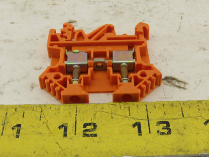 Conta-Clip RK2.5-4 600V 40A 22-10AWG Wire Terminal Block Lot Of 16
