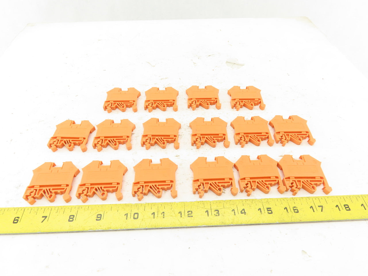 Conta-Clip RK2.5-4 600V 40A 22-10AWG Wire Terminal Block Lot Of 16