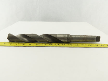 Union Twist 1-29/64" 2 Flute Spiral Drill 118° Morse Taper #4 15" OAL