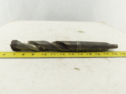 National  1-15/64 Cut 2 Flute Morse Taper #4 HS Drill Bit 118° 15" OAL