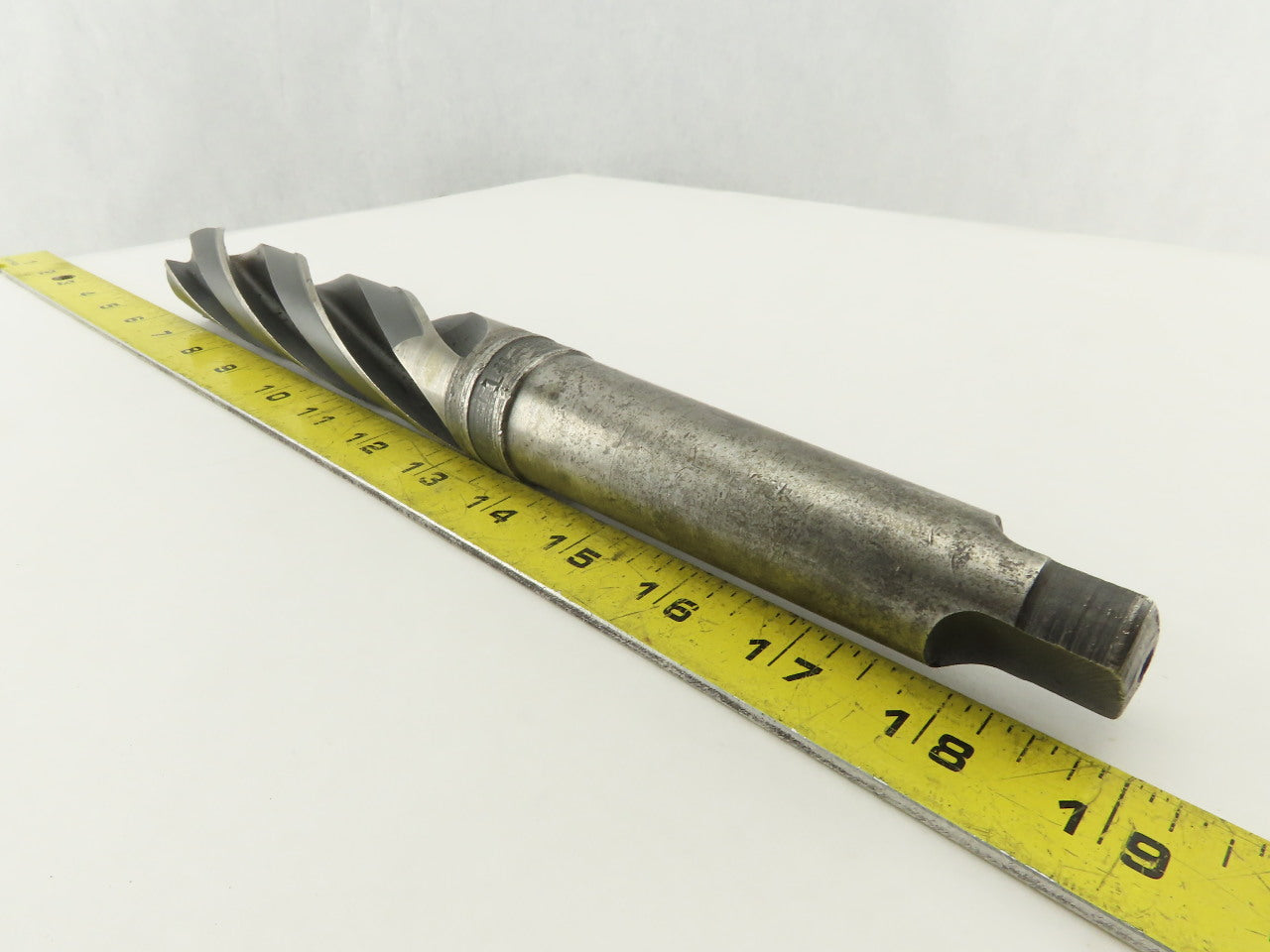 National 1-23/64" Cut 4 Flute Morse Taper #4 HS Drill Bit 118° 12-3/4" OAL