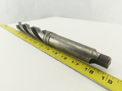 National 1-23/64" Cut 4 Flute Morse Taper #4 HS Drill Bit 118° 12-3/4" OAL