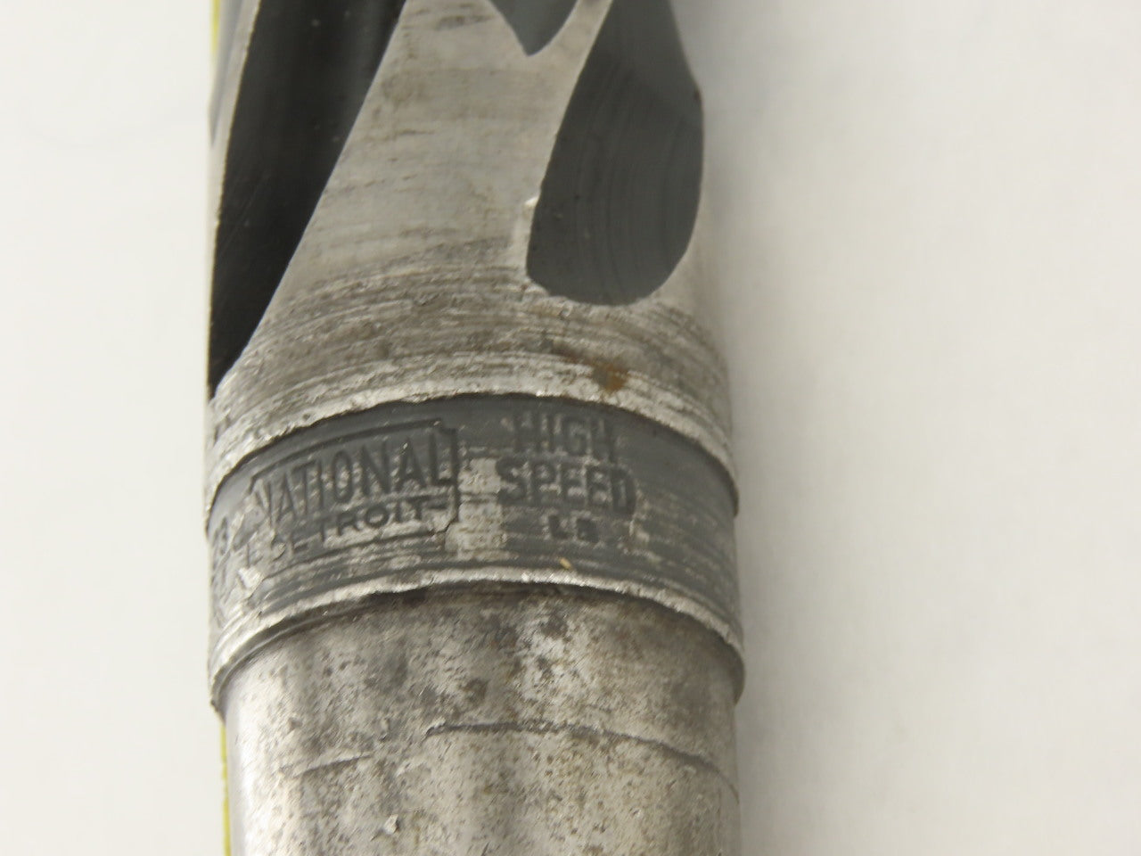 National 1-23/64" Cut 4 Flute Morse Taper #4 HS Drill Bit 118° 12-3/4" OAL