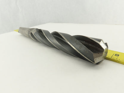 National 1-23/64" Cut 4 Flute Morse Taper #4 HS Drill Bit 118° 12-3/4" OAL