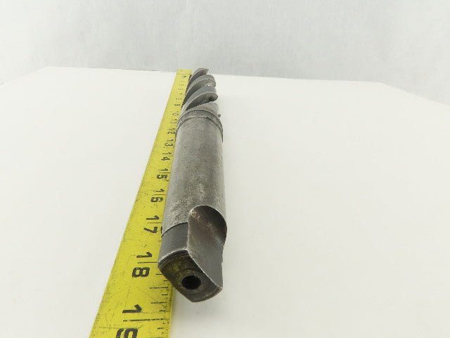 National 1-23/64" Cut 4 Flute Morse Taper #4 HS Drill Bit 118° 12-3/4" OAL