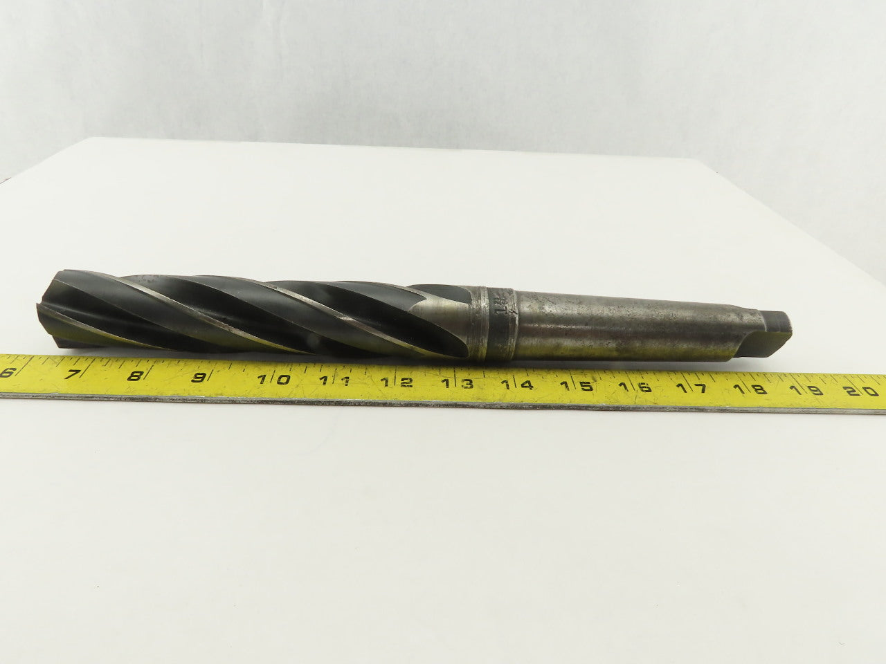 National 1-23/64" Cut 4 Flute Morse Taper #4 HS Drill Bit 118° 12-3/4" OAL