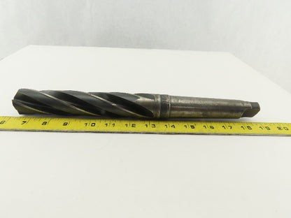 National 1-23/64" Cut 4 Flute Morse Taper #4 HS Drill Bit 118° 12-3/4" OAL