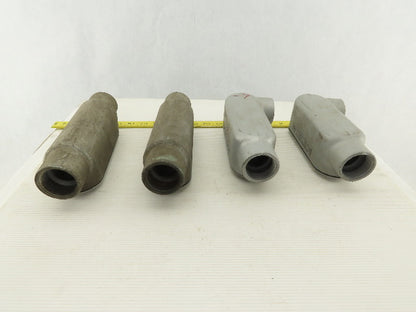 Appleton 1-1/4" LR & C Form 35 Conduit Body Covers & Seals Lot Of 4