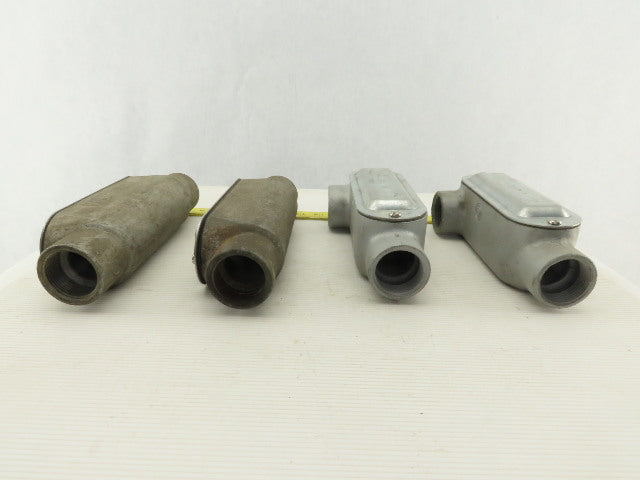 Appleton 1-1/4" LR & C Form 35 Conduit Body Covers & Seals Lot Of 4