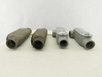 Appleton 1-1/4" LR & C Form 35 Conduit Body Covers & Seals Lot Of 4
