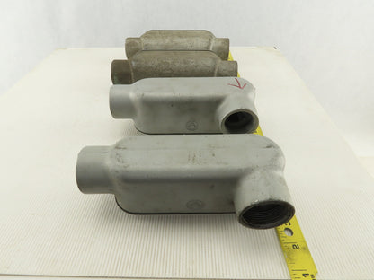 Appleton 1-1/4" LR & C Form 35 Conduit Body Covers & Seals Lot Of 4