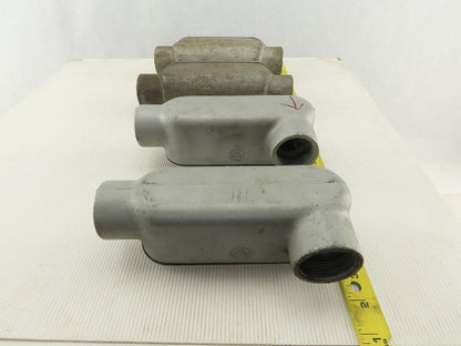 Appleton 1-1/4" LR & C Form 35 Conduit Body Covers & Seals Lot Of 4