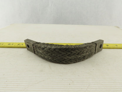 1" Tinned Copper Braided 3 Ply Grounding Strap 8" OAL