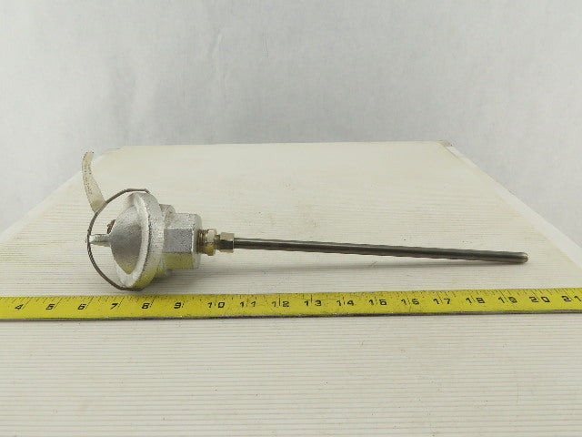 Barber Colman J20I-73112 Thermocouple Probe Cast Iron Housing 10" Probe