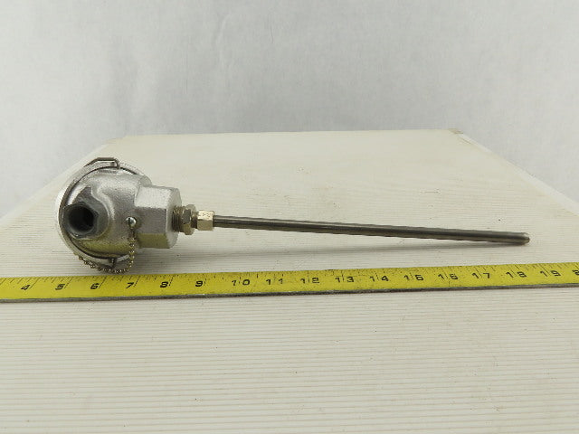 Barber Colman J20I-73112 Thermocouple Probe Cast Iron Housing 10" Probe