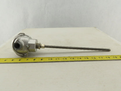 Barber Colman J20I-73112 Thermocouple Probe Cast Iron Housing 10" Probe