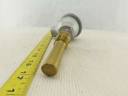 Omega Thermocouple Cast Iron Housing 4" Brass Probe