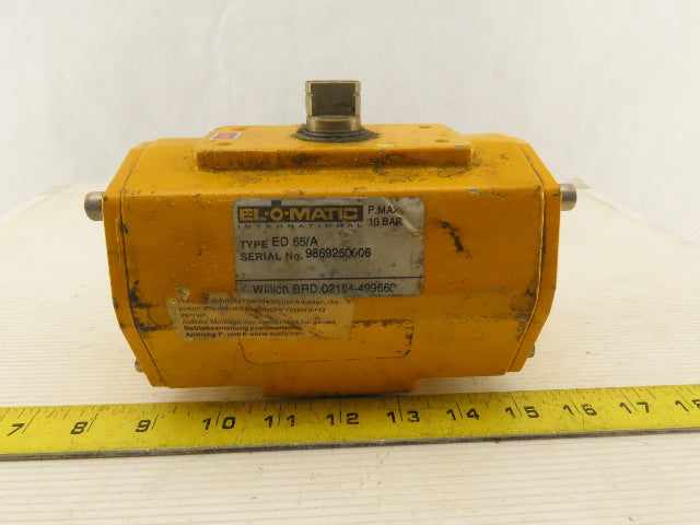 El-O-Matic ED 65/A 10 Bar 145PSI Pneumatic Actuator