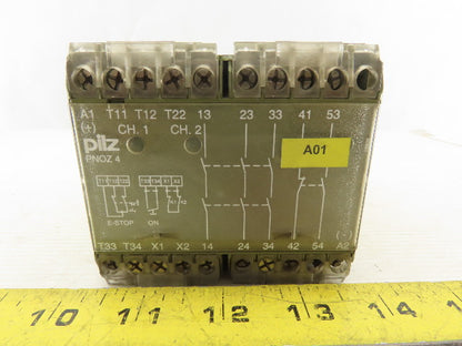 Pilz PNOZ4 474995 24VDC 2 Channel Safety Relay