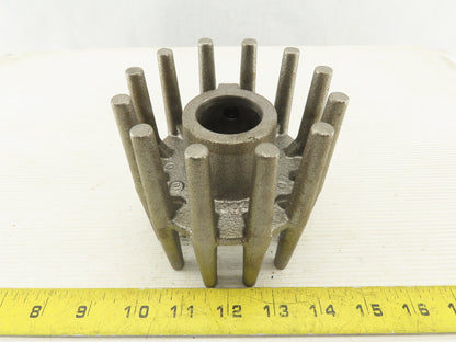 Cast Iron 4" Diameter x 1-1/4" Wide Crowned Wing Conveyor Pulley 1-1/8" Bore