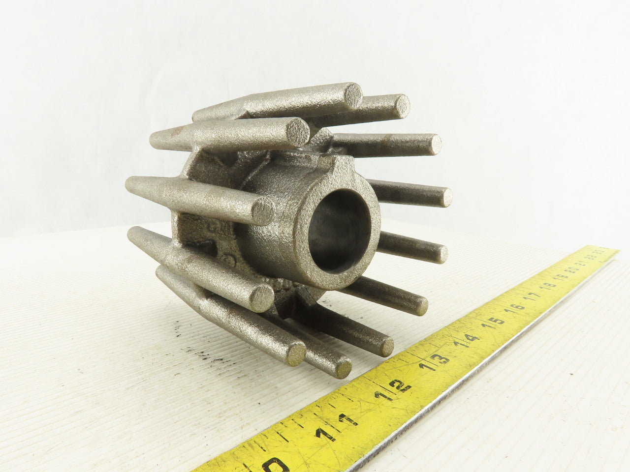 Cast Iron 4" Diameter x 1-1/4" Wide Crowned Wing Conveyor Pulley 1-1/8" Bore