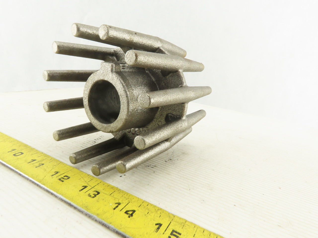 Cast Iron 4" Diameter x 1-1/4" Wide Crowned Wing Conveyor Pulley 1-1/8" Bore