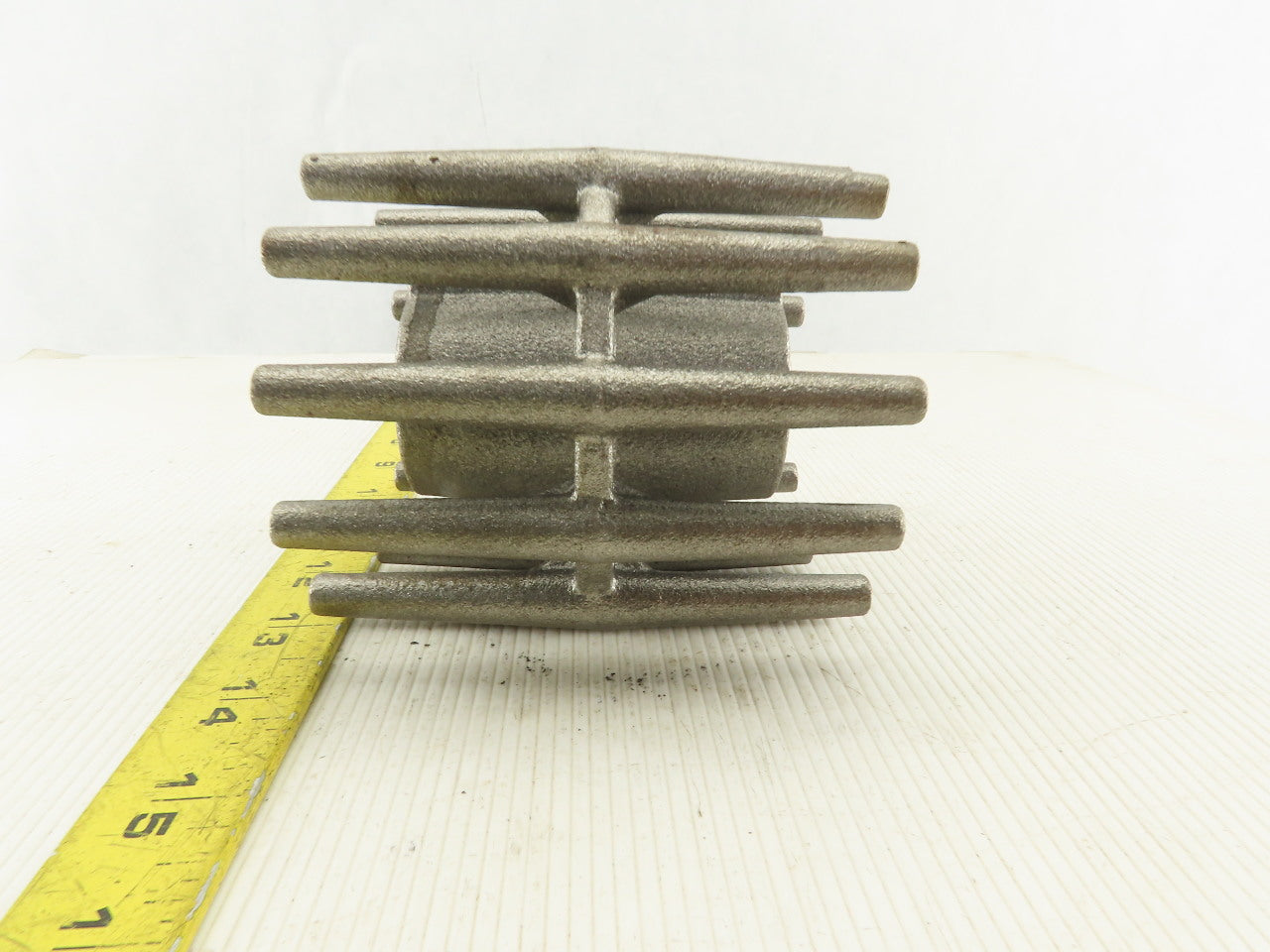 Cast Iron 4" Diameter x 1-1/4" Wide Crowned Wing Conveyor Pulley 1-1/8" Bore