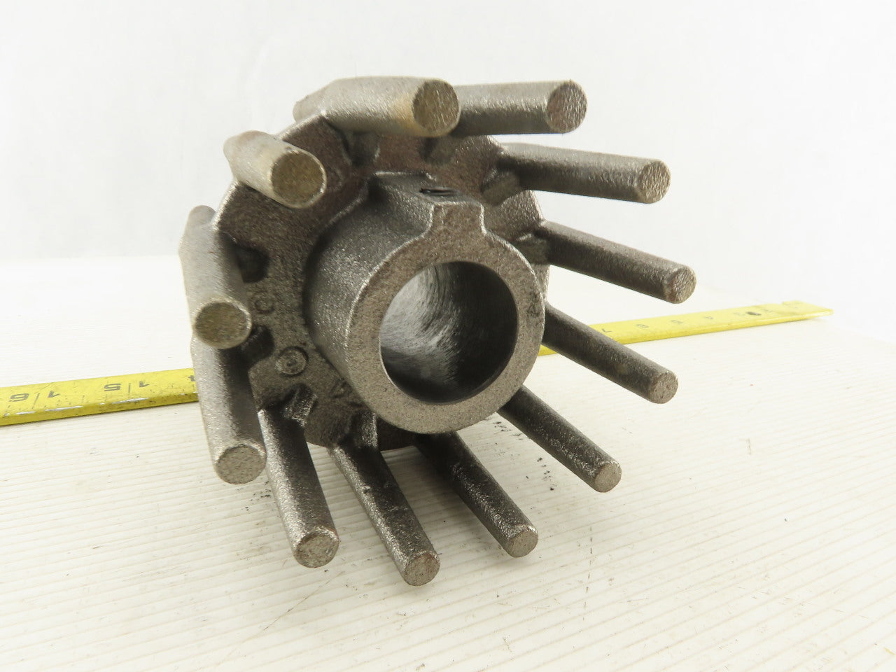 Cast Iron 4" Diameter x 1-1/4" Wide Crowned Wing Conveyor Pulley 1-1/8" Bore