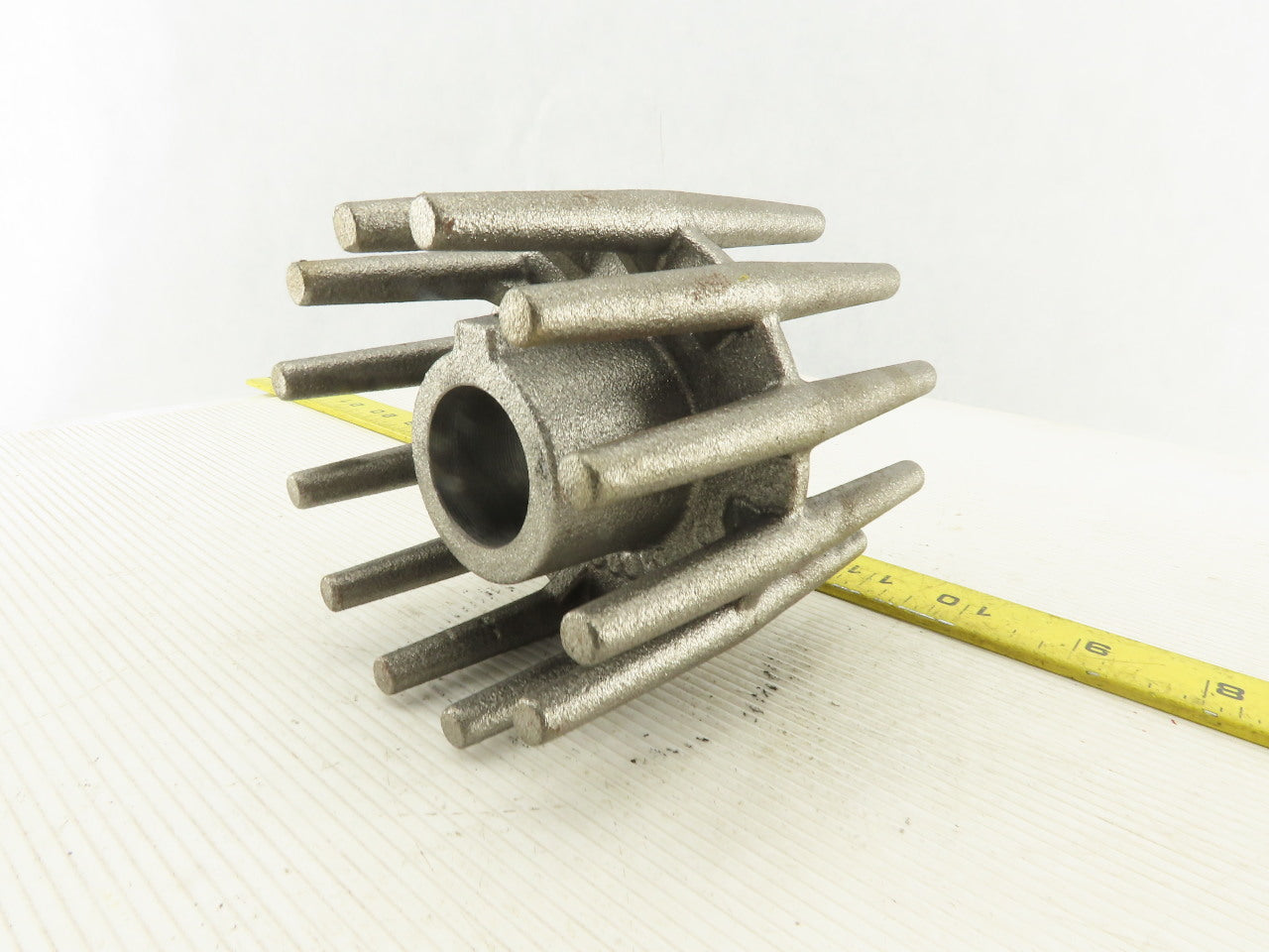 Cast Iron 4" Diameter x 1-1/4" Wide Crowned Wing Conveyor Pulley 1-1/8" Bore