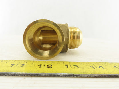 Parker 20 DTX-B Brass JIC Female 90° Elbow Connector 1-1/4" NPT x 37° Flare