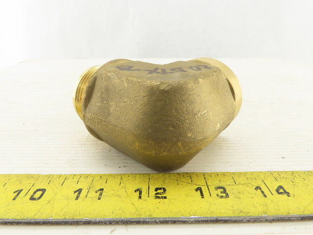 Parker 20 DTX-B Brass JIC Female 90° Elbow Connector 1-1/4" NPT x 37° Flare