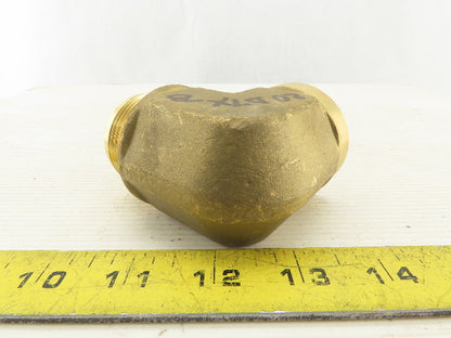 Parker 20 DTX-B Brass JIC Female 90° Elbow Connector 1-1/4" NPT x 37° Flare