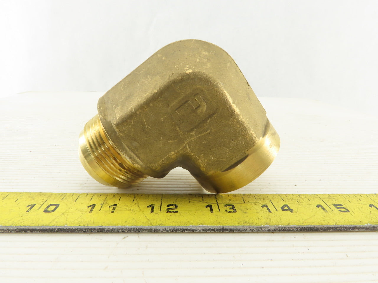 Parker 20 DTX-B Brass JIC Female 90° Elbow Connector 1-1/4" NPT x 37° Flare