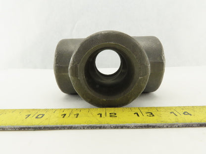 Anvil 1-1/4" FNPT Carbon Steel Cross Thick Wall