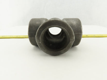 Anvil 1-1/4" FNPT Carbon Steel Cross Thick Wall