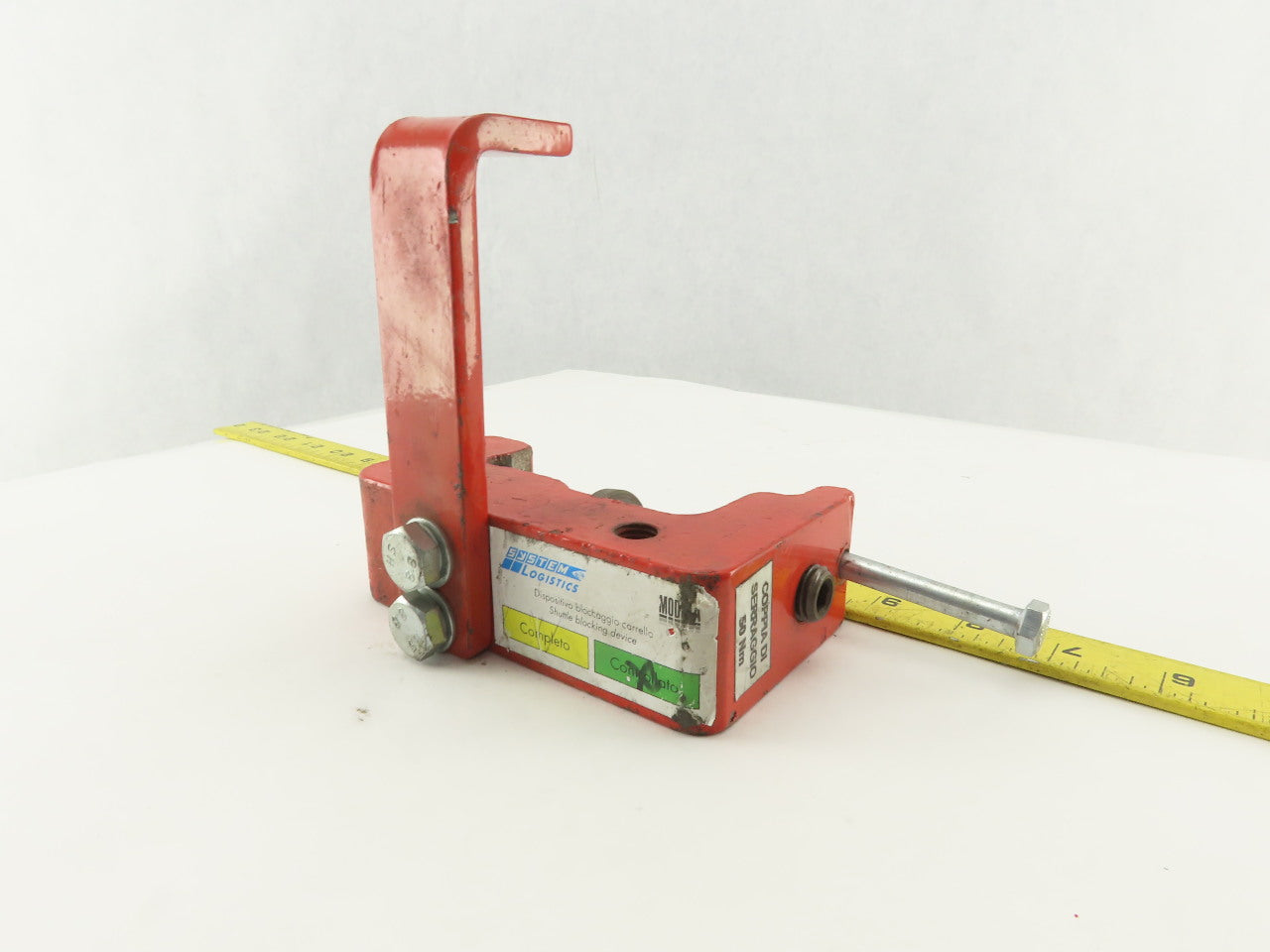 System Logistics Material Handling Shuttle Car Blocking Device Clamp