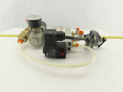 Herion 81-100-07EXIS.H302 24V Solenoid Operated 2 Way Valve And Regulator