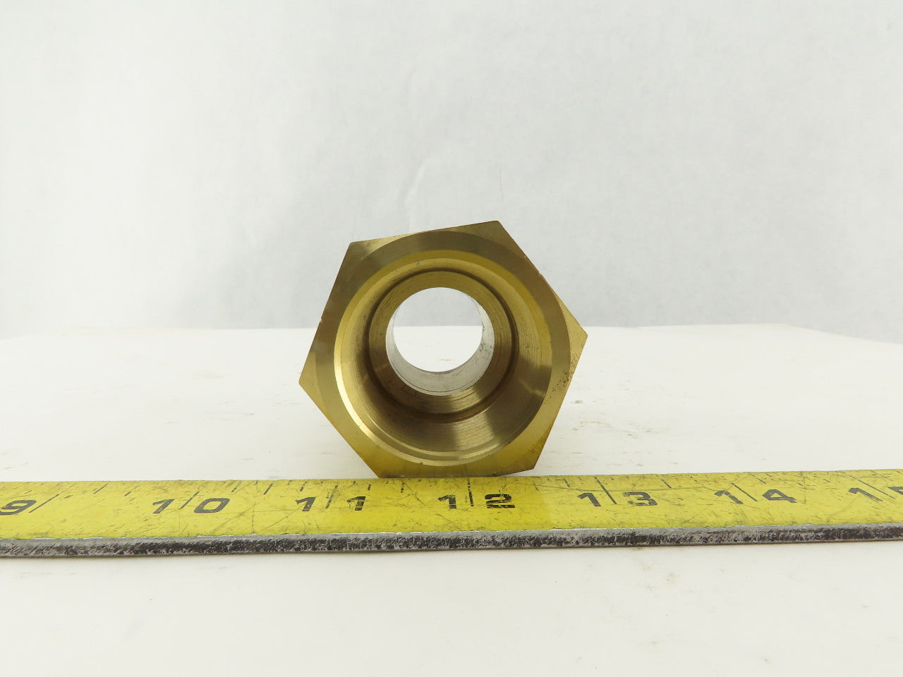 Parker 20 GTX-B Brass Straight Union Adapter 1-1/4" Female NPT x 37° JIC Flare