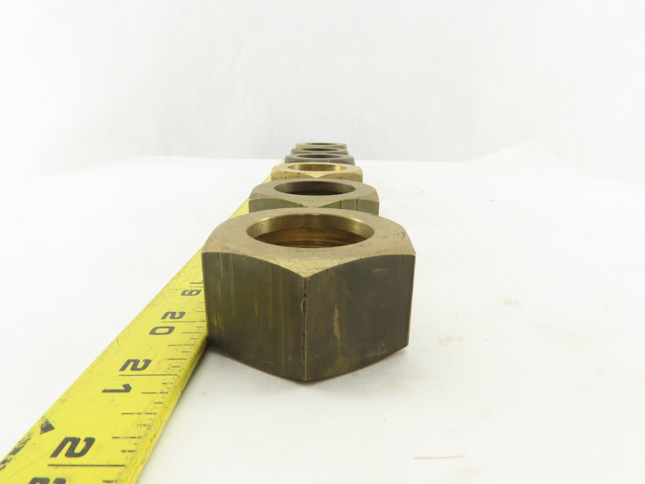 Parker 20 BTX-B Triple-Lok 1-1/4" 37° Flare Tube Nut Brass #20 JIC Lot of 6