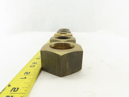 Parker 20 BTX-B Triple-Lok 1-1/4" 37° Flare Tube Nut Brass #20 JIC Lot of 6
