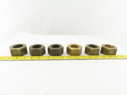 Parker 20 BTX-B Triple-Lok 1-1/4" 37° Flare Tube Nut Brass #20 JIC Lot of 6