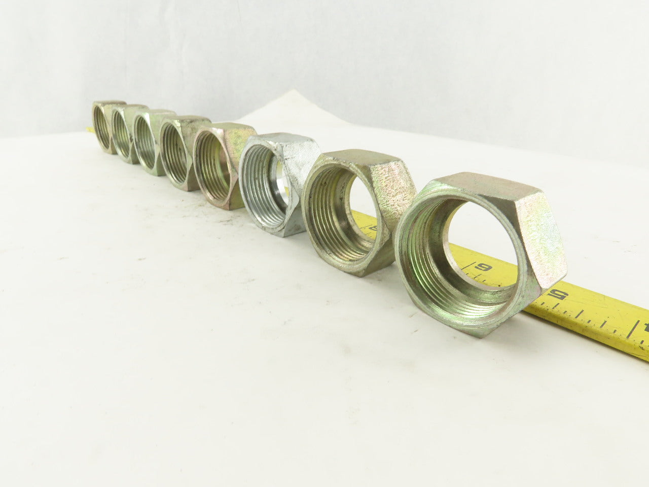 EO 28L Steel Hydraulic Nut Lot of 8