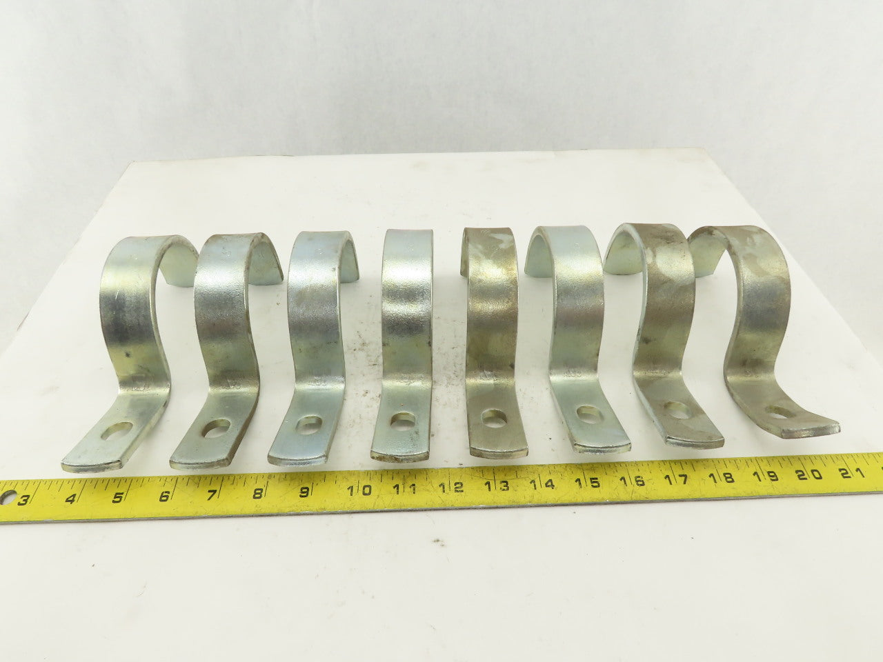 Appleton 3" Pipe EMT Galvanized Single Hole Strap Hanger Half Strap Lot Of 8