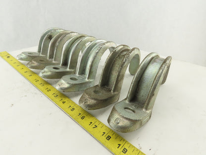 Appleton 3" Malleable Iron Galvanized Pipe Rigid Conduit EMT Strap Lot Of 6