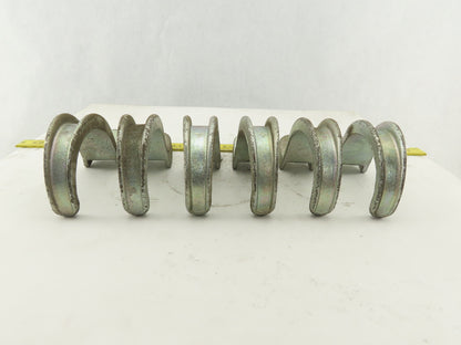 Appleton 3" Malleable Iron Galvanized Pipe Rigid Conduit EMT Strap Lot Of 6